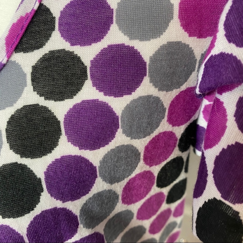 🔥SOLD🔥 Rue 21 Polka Dot Tunic Shirt or Tunic L - Picture 3 of 16